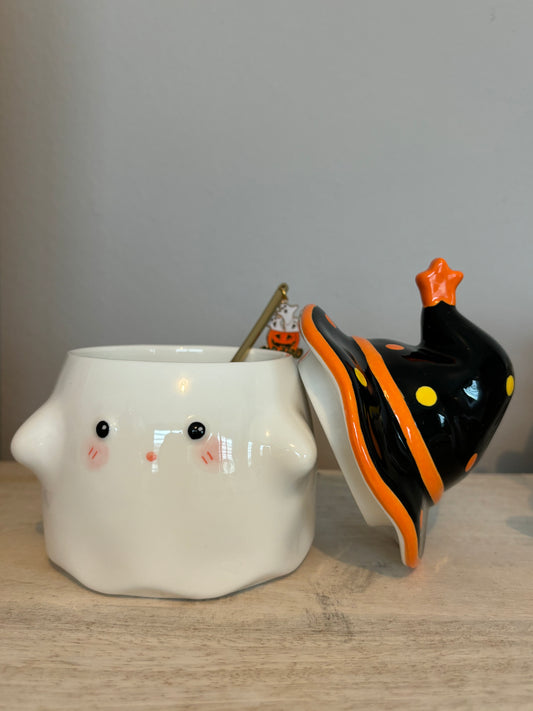 Taza en forma de fantasma 👻